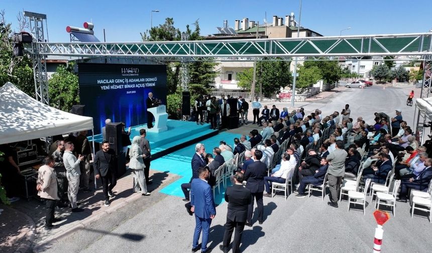 Kayseri'de HAGİAD yeni hizmet binası açıldı!