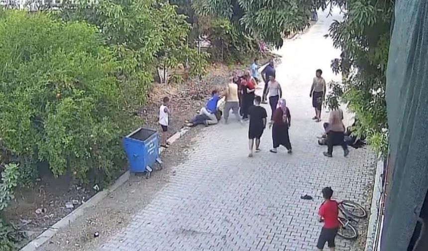 Kanlı miras kavgası kameralara yansıdı. Baba oğullarına felaketi yaşattı