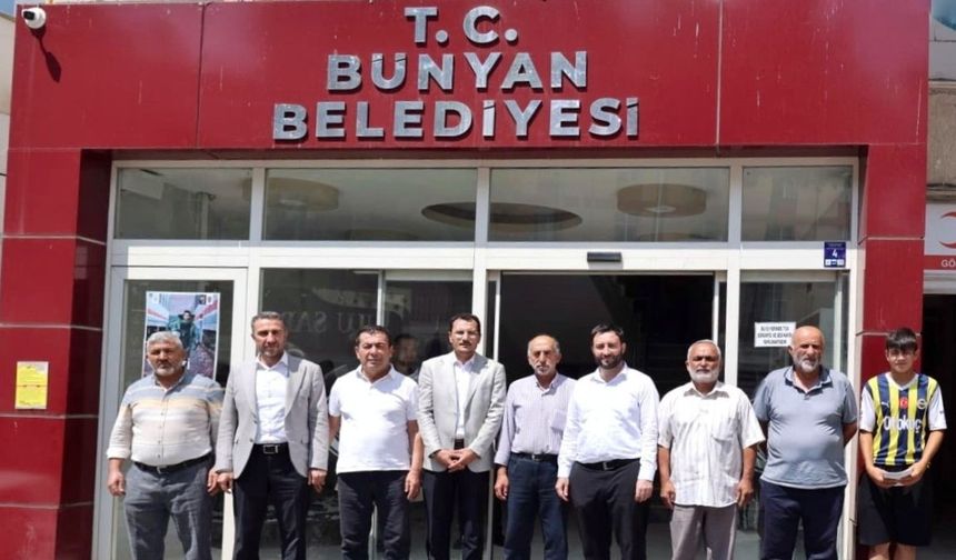 Kayseri Saadet Parti heyeti Bünyan’ı ziyaret etti
