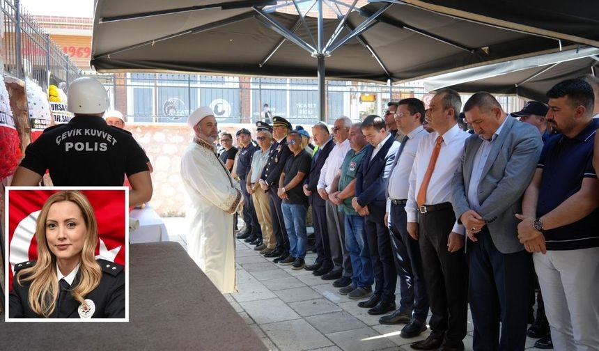 Kayseri'deki kazada hayatını kaybetmişti! Başkomiser son yolculuğuna uğurlandı