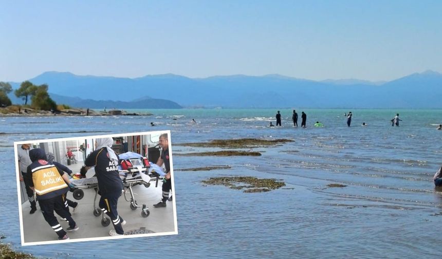 Gölde korku dolu anlar! Suya giren 9 yaşındaki çocuğun kalbi durdu