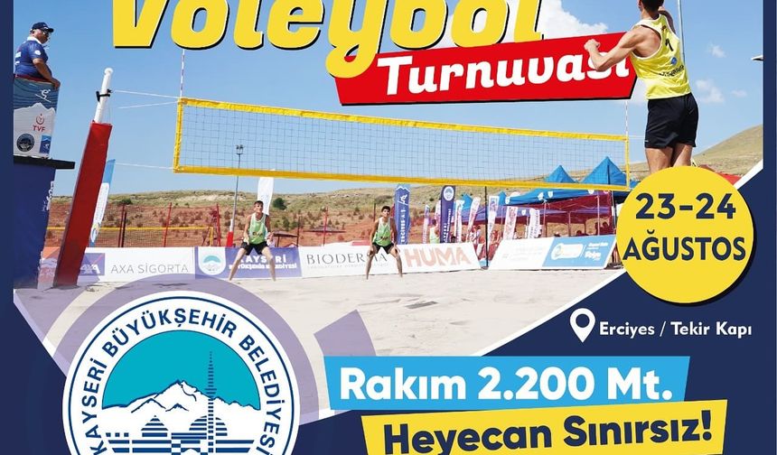 Spor'un zirvesinde,Erciyes'te büyük turnuva başlıyor