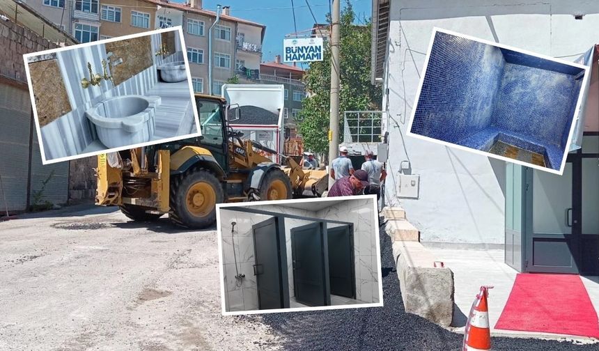 Bünyan’da hamam açıldı! Fiyatıyla dikkat çekti
