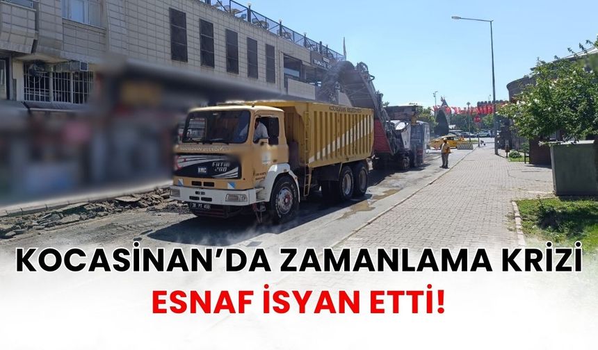 Kocasinan’da zamanlama krizi Esnaf isyan etti!