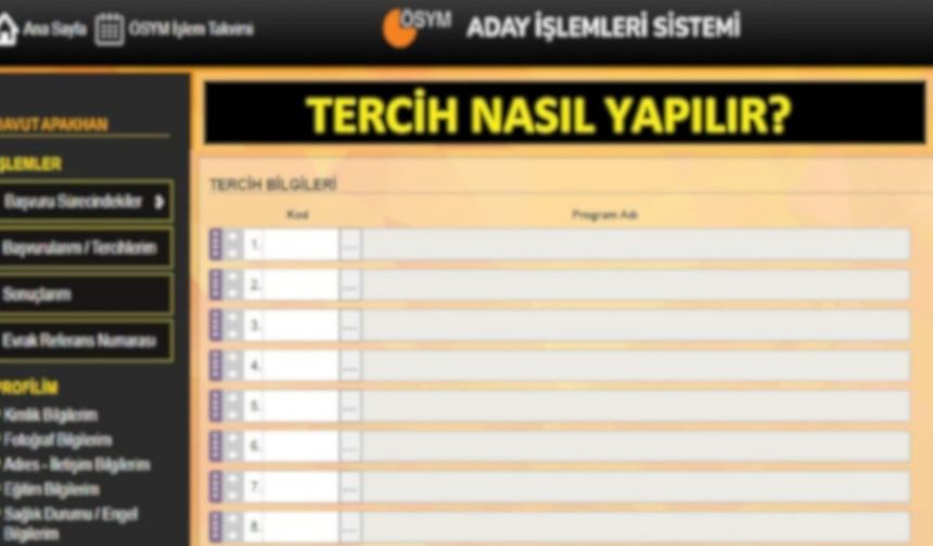 ÖSYM Başkanı Ersoy’dan YKS tercih uyarısı! Süre bu gece sona eriyor