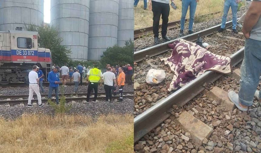 Yük treninin altında kalan 74 yaşındaki kadın hayatını kaybetti