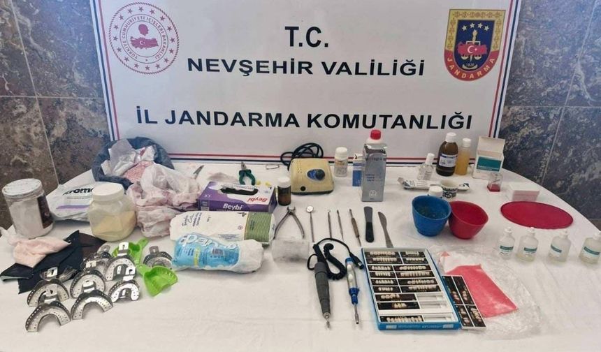 Merdiven altı dişçi yakayı ele verdi