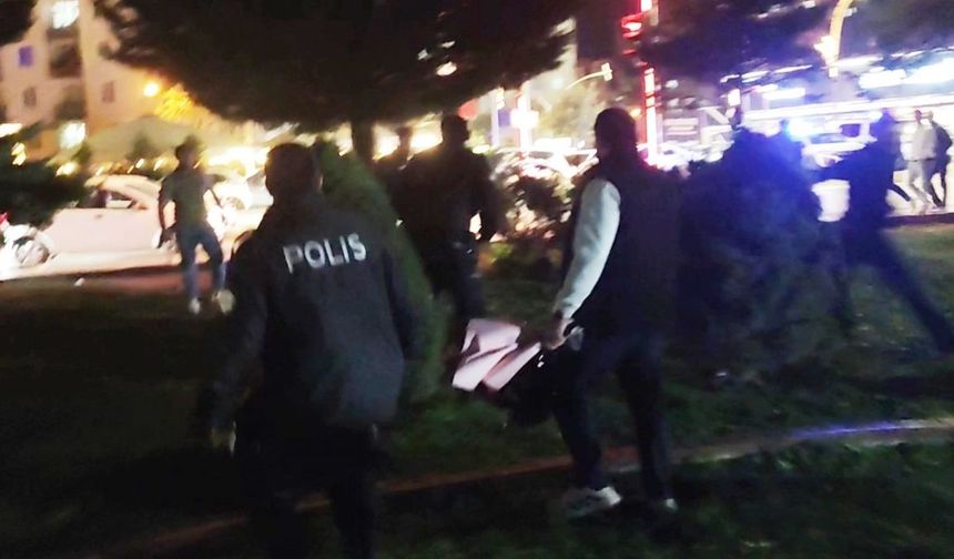 Aksaray’da eski-yeni sevgili kavgası an ve an kameralara yansıdı