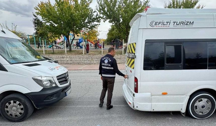 Hacılar ’da okul servislerinde sıkı denetim: “Çocuklarımızın güvenliği her şeyden önemli”