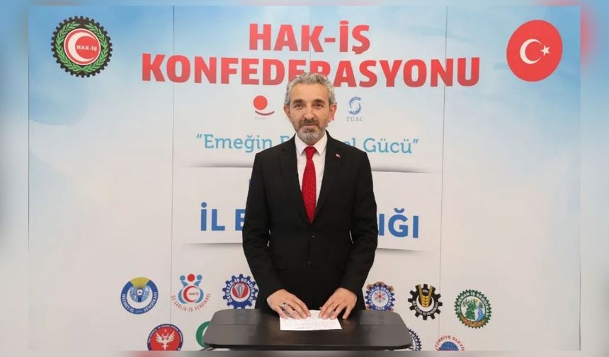HAK-İŞ İl Başkanı Yavuz Navruz: Kayseri’den yükselen ses Gazze’de yankılanacak