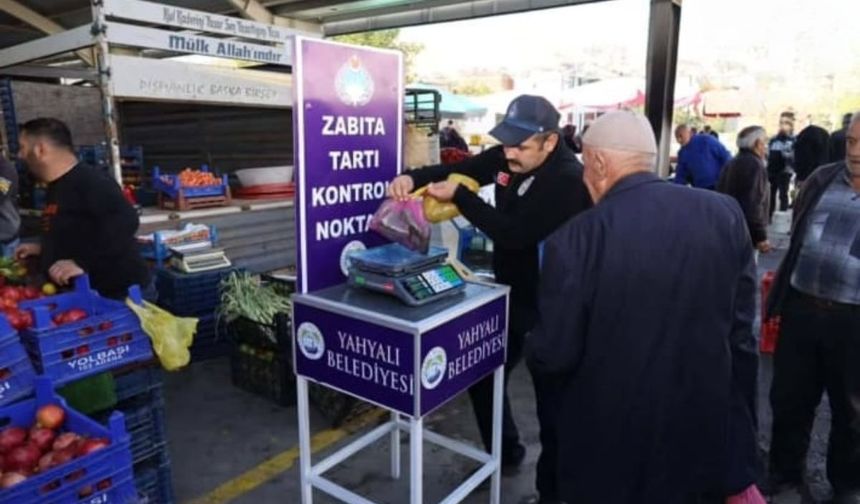 Yahyalı'da şaşırtan hamle! Artık herkes kendi ürününü tartacak