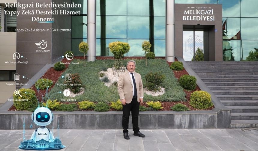 Yapay Zekâ Artık Melikgazi’de! MEGA ile Hizmet 2 Dakikaya Düştü