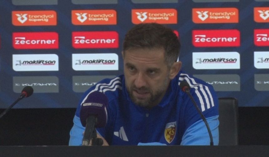 Kayserispor teknik direktörü Radomir Djalovic: ‘Samsunspor maçından ders çıkarmalıyız’