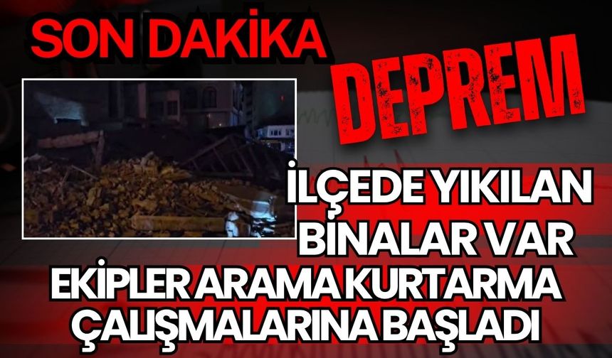 Balıkesir Sındırgı’da 6.1 büyüklüğünde deprem: İlçede yıkılan binalar var