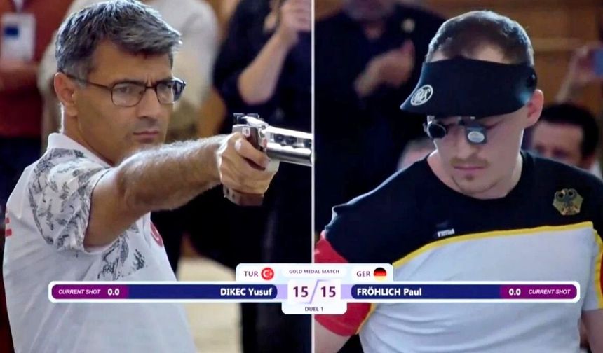 Havalı Tabanca atıcıları : Yusuf Dikeç ve Mustafa İnan Avrupa Şampiyonu oldu