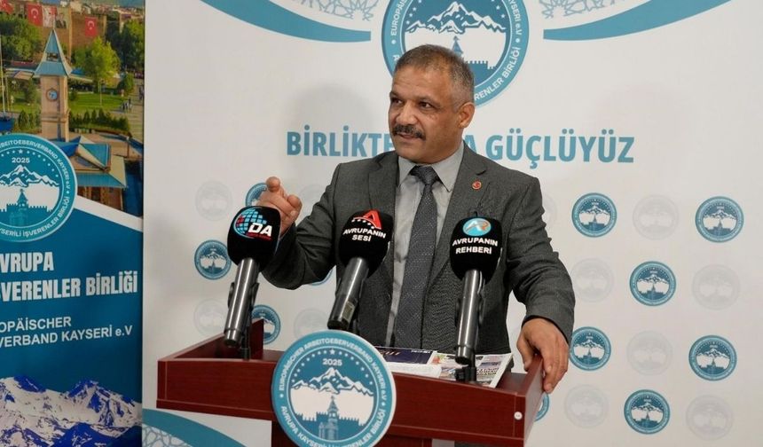 Avrupa’da yapılacak seçimlerde tek aday: Kayserili Ali Hızar