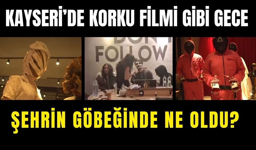 Kayseri'de Cadılar Bayramı gecesi: Kostümlü parti büyük ilgi gördü!