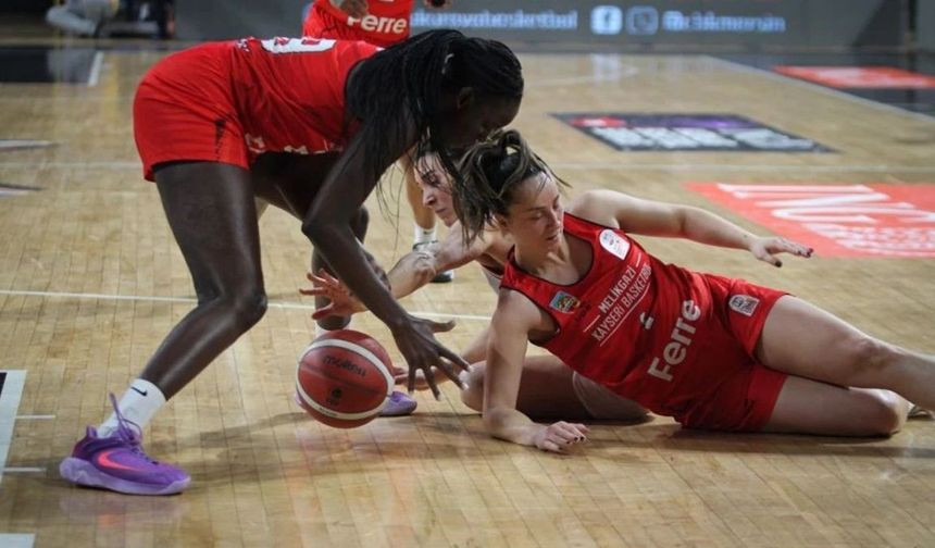 Melikgazi Kayseri Basketbol zorlu deplasmanda Mersin engeline karşı