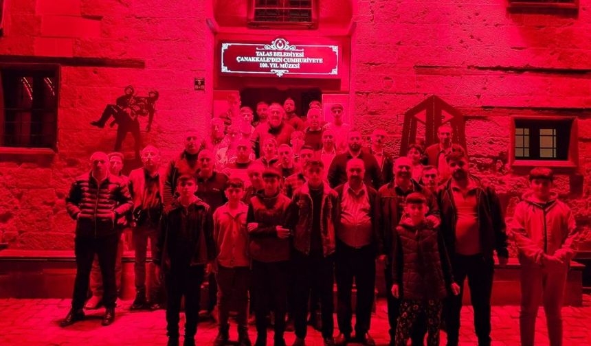 Hakkarili öğrenciler Talas'ta Çanakkale ruhunu yaşadı