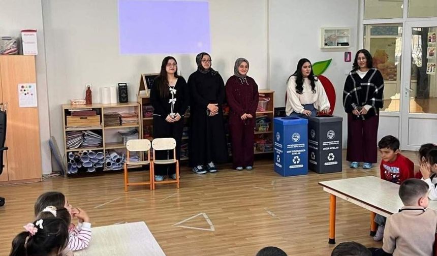 Tomarza Şehit Necati Kahraman Anaokulu’nda ses getiren proje!