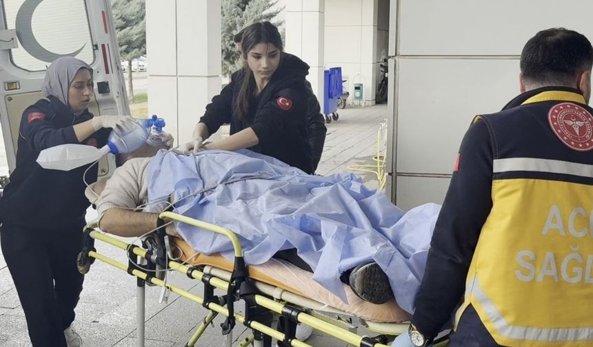 Aksaray’da kaza sonrası olay yerine geldi! Kalp krizi geçirdi