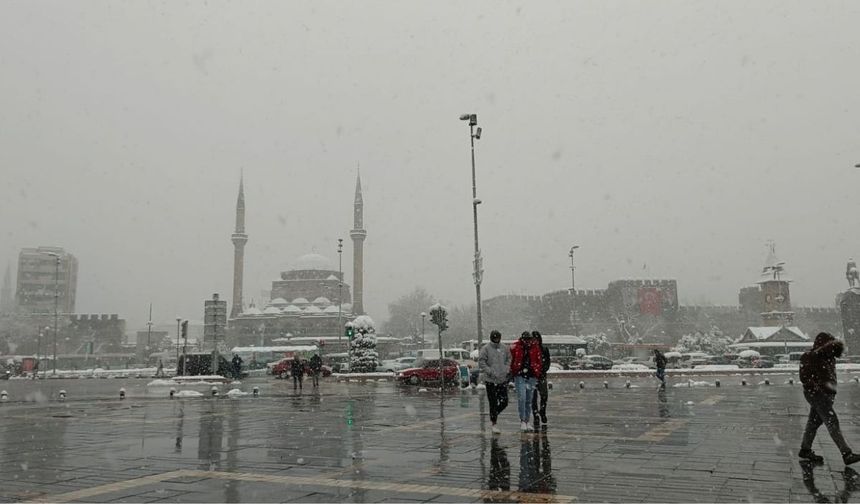 Kayseri’de hafta sonu kar yağışı etkili olacak