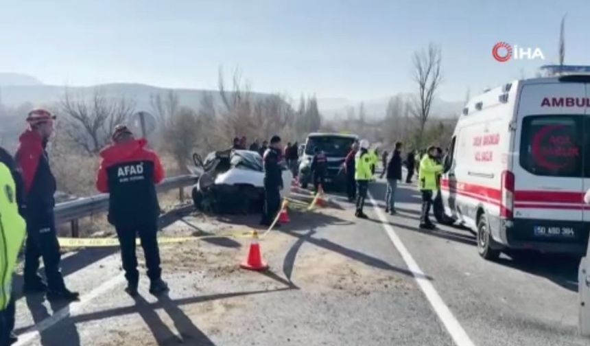 Nevşehir'de trafik kazasında can pazarı yaşandı: 10 Yaralı!
