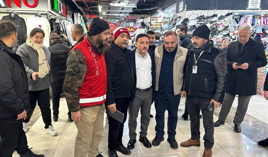 Kayseri Valisi Gökmen Çiçek’ten esnafa sürpriz ziyaret