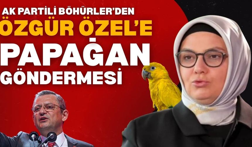 Ak Partili Böhürler’den Özgür Özel’e yapay zekalı papağan göndermesi