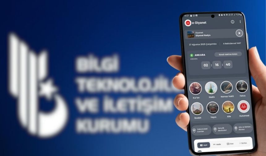 BTK’dan e-Diyanet’e Kamu Bilişim Ödülü: Yerli altyapı rekor kullanıcıya ulaştı