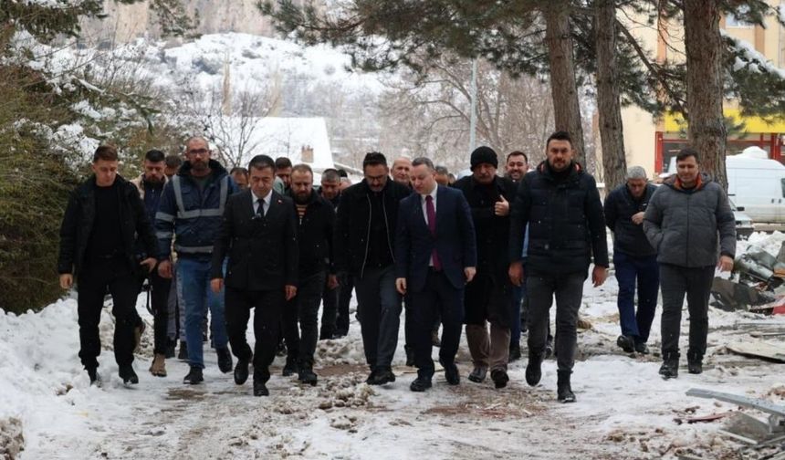 Bünyan’da Hükümet Konağı projesi yerinde incelendi