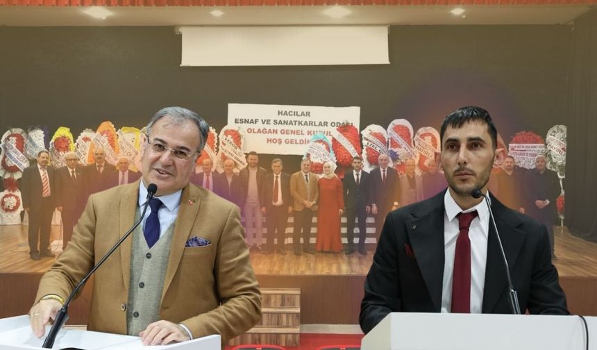 Hacılar Esnaf ve Sanatkar Odası Başkanı Seçildi, Başkan Bilal Özdoğan tebrik etti