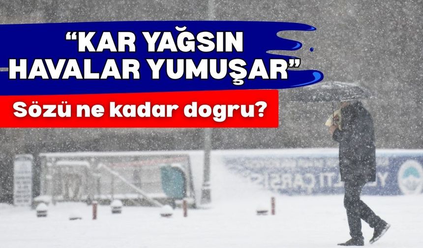 ‘Kar yağsın havalar yumuşar’ sözü ne kadar doğru? Kayseri’de kar yağdı dondurucu soğuk başladı!