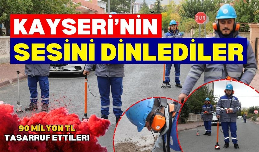 KASKİ su kayıp kaçak önleme çalışmalarıyla 90 Milyon TL tasarruf sağladı
