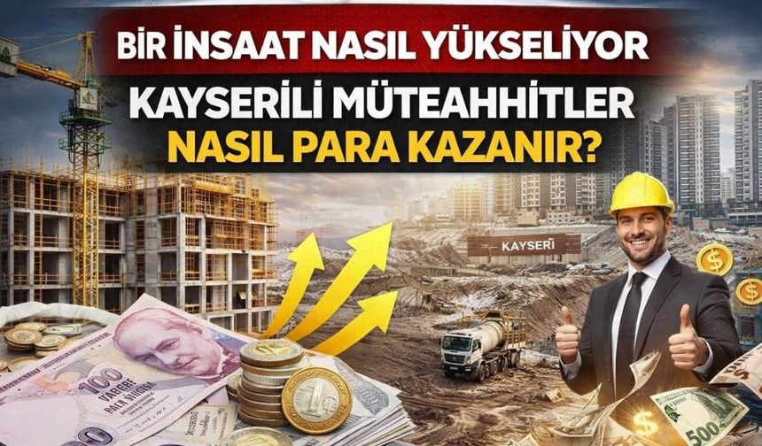 Bir inşaat nasıl yükseliyor, Kayserili müteahhitler nasıl para kazanır?