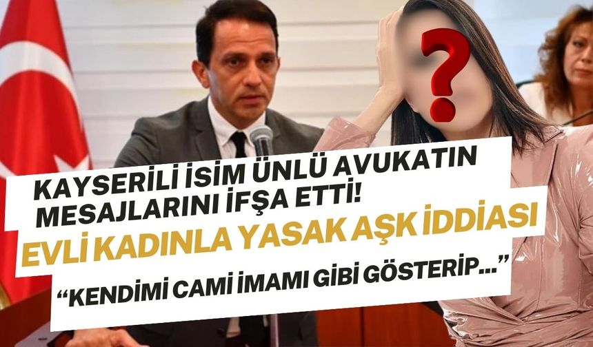 Kayserili ünlü Mücahit Birinci’nin mesajlarını ifşa edince ortalık karıştı! Evli kadınla yasak aşk iddiası!