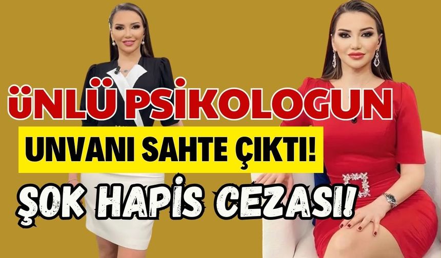 Ünlü psikolog Esra Ezmeci’nin unvanı sahte çıktı!