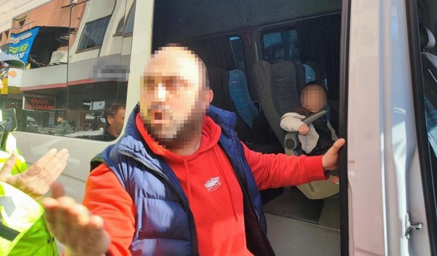 Adana’da trafik cezası yiyen sürücü polisi tehdit etti