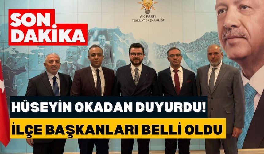 AK Parti Kayseri ilçe başkanları belli oldu