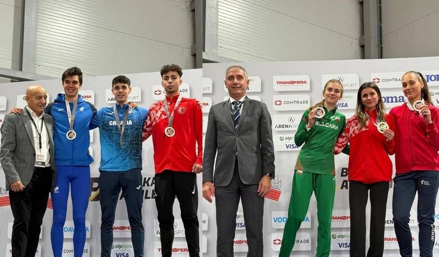 Balkan Salon Atletizm Şampiyonası’na Kayserili sporcular damga vurdu