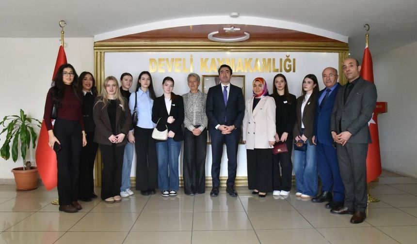 Hırvatistan’dan gelen misafirler Develi’de buluştu! İşte dikkat çeken proje