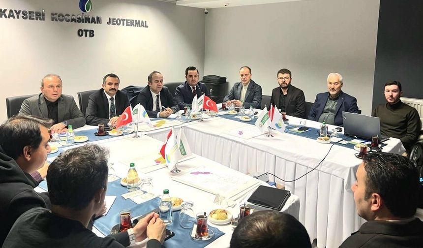 Kayseri OTB’de gece yarısı mesaisi sonrası saha incelemesi: Jeotermal Sera Projesinde kritik toplantı