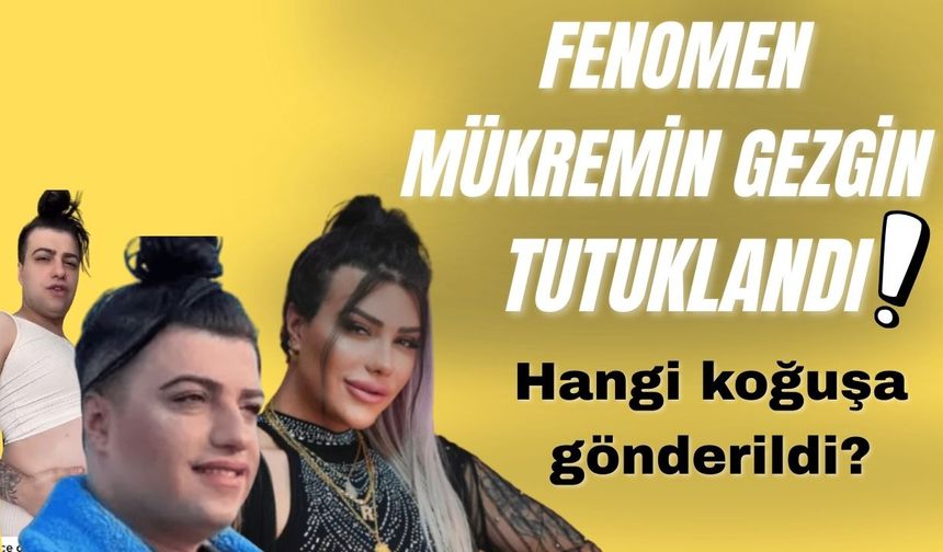 Sosyal medya fenomeni Mükremin Gezgin tutuklandı
