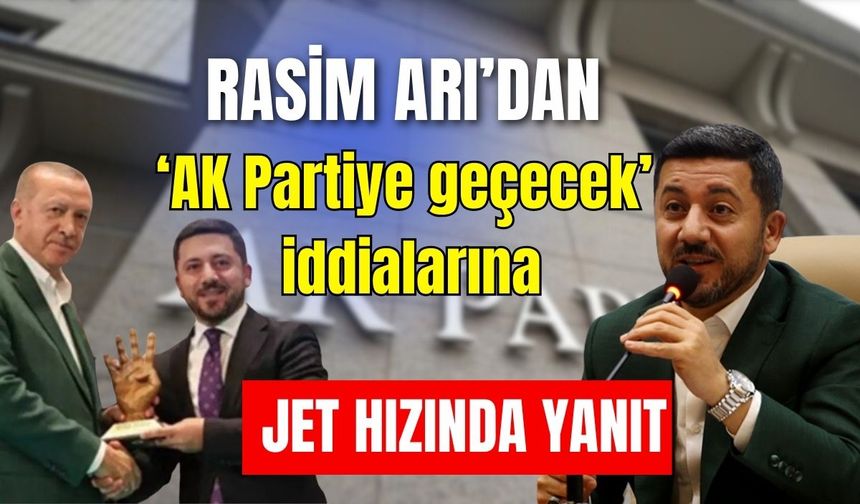 Nevşehir Belediye Başkanı Rasim Arı'dan AK Parti’ye geçecek iddialarına yanıt