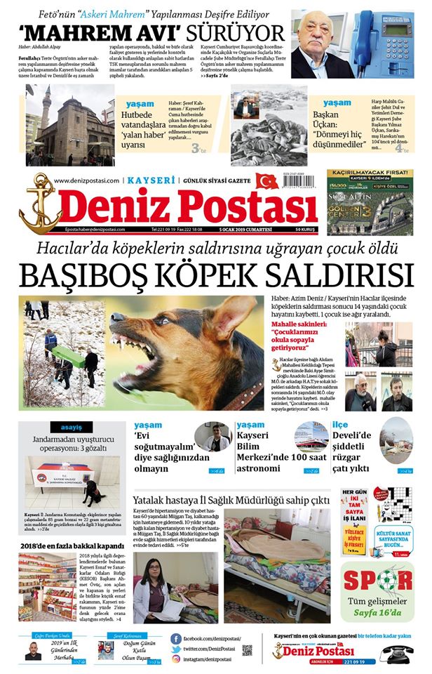 hacılar köpek saldırısı