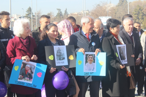Kadınlar meydanlara indi şiddetten uzak ve daha huzurlu yaşam