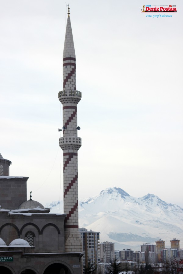 Erciyes Dağının muhteşem görünümü