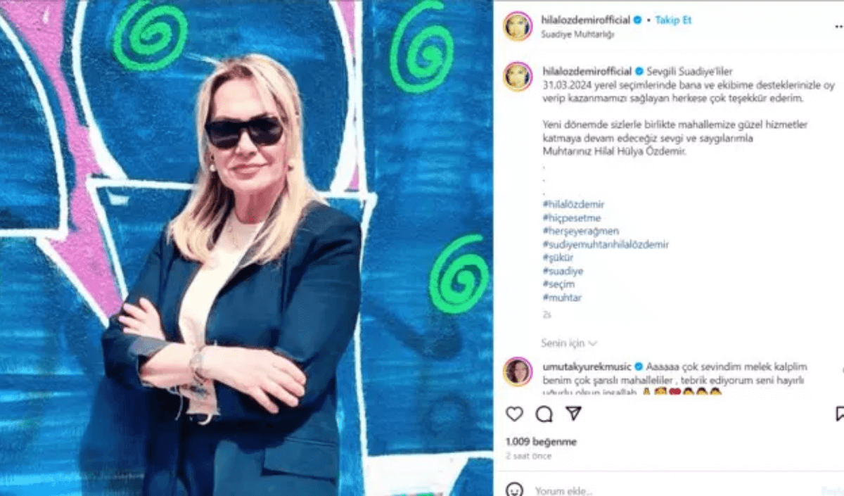 Muhtar Adayı Olan Ünlü Sanatçı Seçimi Kazandı