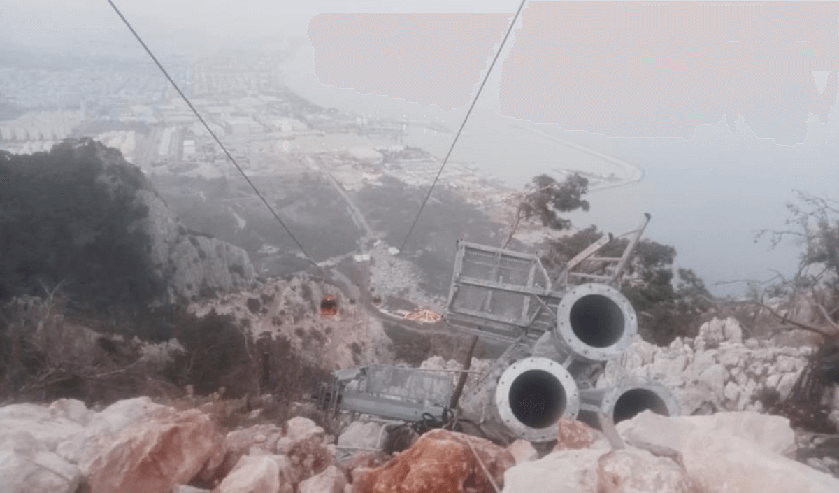 Antalya'da Teleferik Faciası! 1 Ölü, 2’si Çocuk 7 Yaralı!