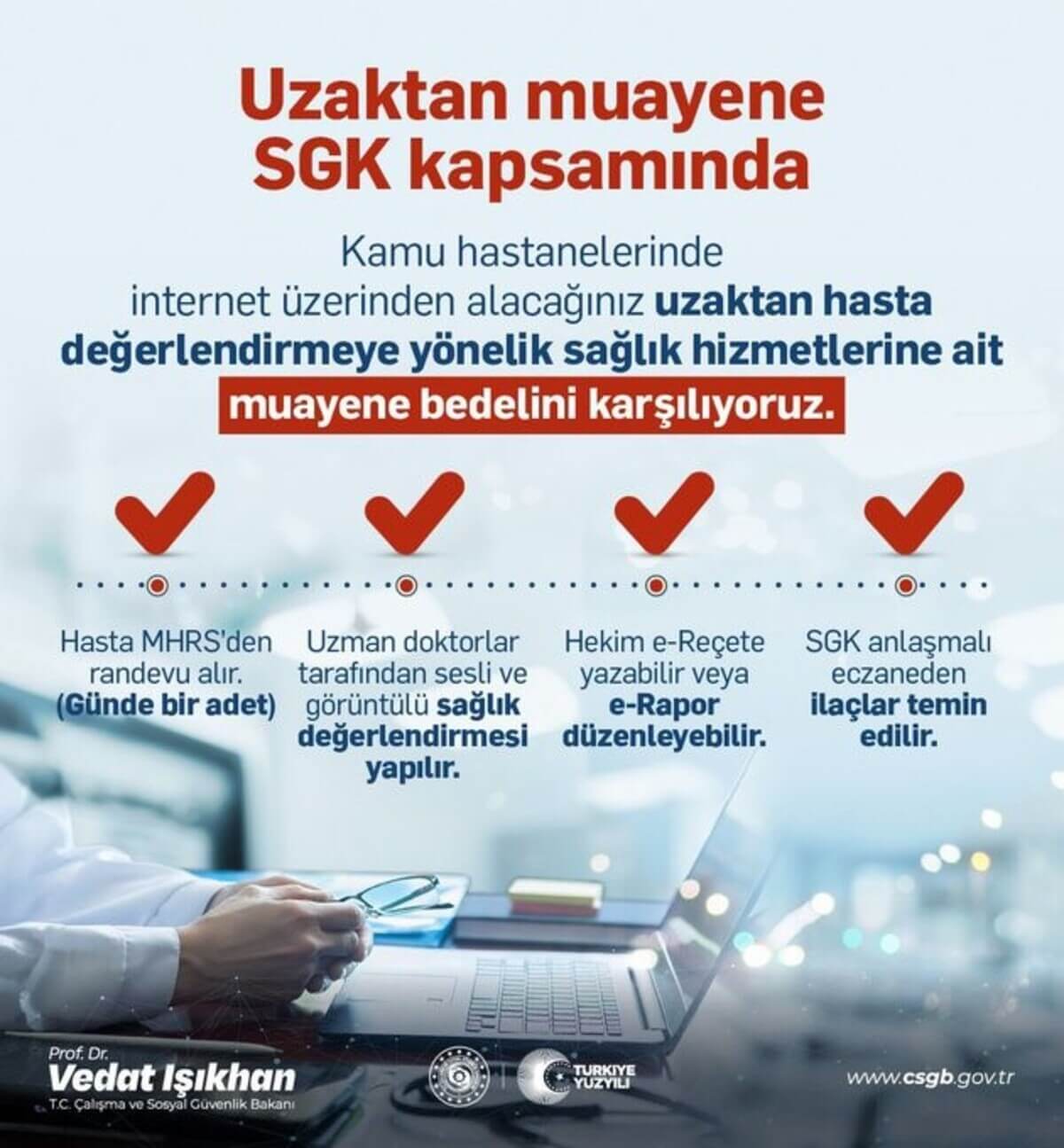 Uzaktan Muayene de Yeni Dönem! Artık SGK Kapsamında!-1